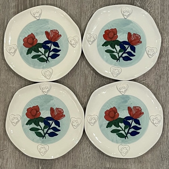 Anthropologie Dining Nwt Anthropologie Dessert Plates By Francesca